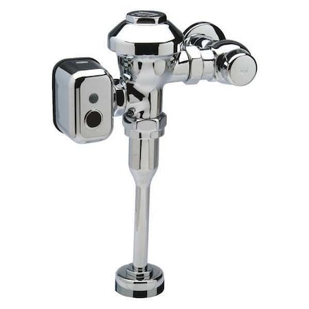 Zurn Urinal Automatic Flush Valve, 0.5 gpf gpf, Polished Chrome, 3/4 in, 1 1/2 in Spud Coupling ZEMS6003-EWS.0001