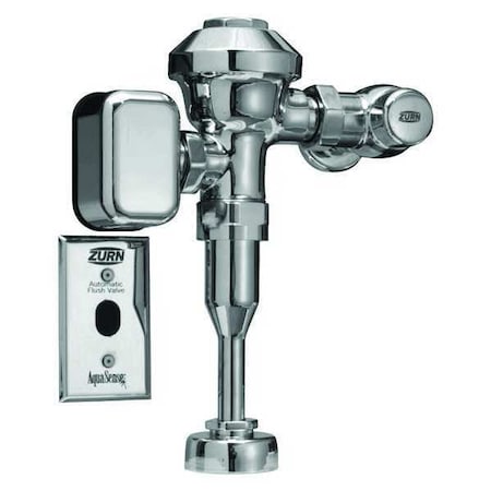 Zurn Urinal Automatic Flush Valve, 1 gpf gpf, Polished Chrome, 3/4 in, 3/4 in Spud Coupling ZEMS6003-WS1-YB-YC