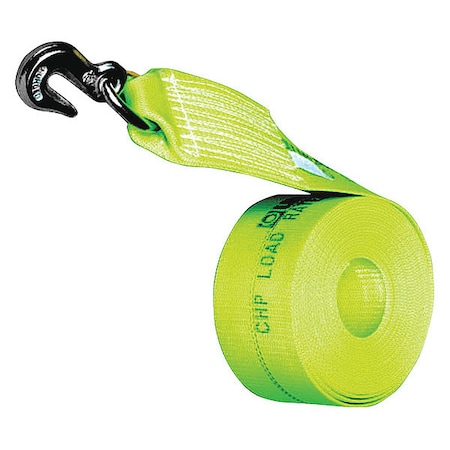 Lift-All Tiedown, Winch Strap, WLL5000 lb, Grab Hook 61212