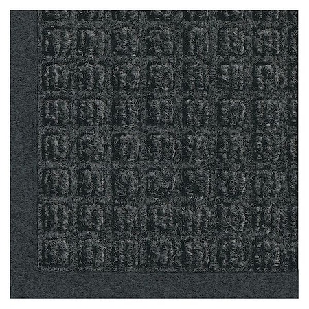 Condor Entrance Mat, Polypropylene, 3/8 in Thick, Charcoal, 4 ft W x 6 ft L 38ZA84