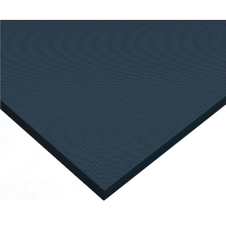 Zoro Select Antifatigue Mat, 5 ft. L x 3 ft. W, 5/8" Thickness, Nitrile Blend Rubber Foam, Diamond Plate, Black 38ZA91