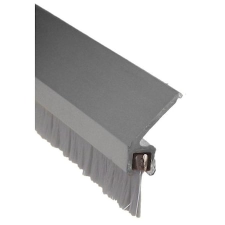 Pemko Door Frame Weatherstrip, Brush, 3ft L, Gray 45041CNB36