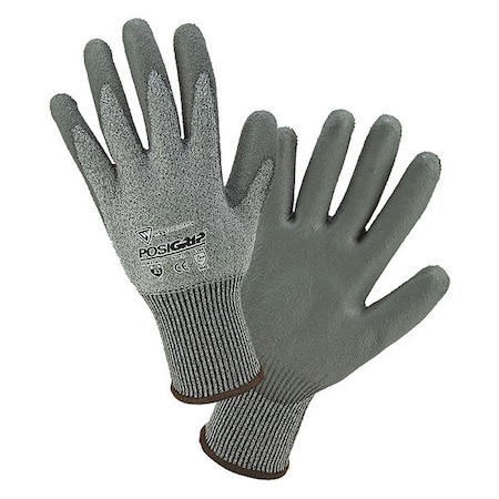 Pip Cut Resistant Coated Gloves, Cut Level A3 , Dipped , Water-Based Polyurethane , Smooth , L 12 PK 730TGU/L