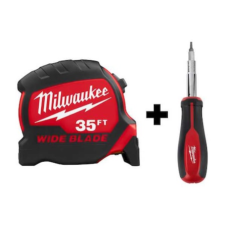 Milwaukee Tool Wide Blade Tape 35ft. 48-22-0235, 48-22-2761