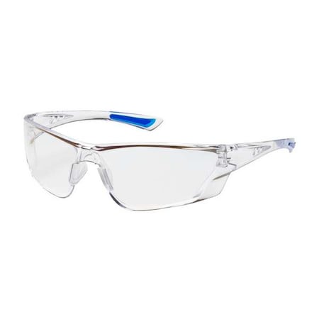 Bouton Optical Safety Glasses, Anti-Scratch, FogLess 3Sixty, Clear Lens, Clear Frame, Full-Frame 250-32-0520