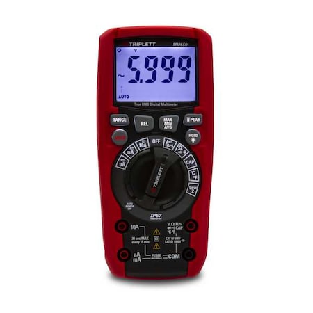 Triplett Multimeter CAT IV TRMS w/Lo Z Backlit MM650