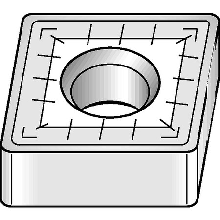 Widia Diamond Turning Insert, Diamond, 6, CNMM, 4, Carbide 2561774