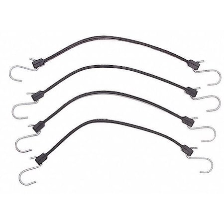 Pig Rubber Hanging Straps, 19" L, PK4 TLS471