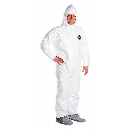 Pig Coverall, White, Level D, L, PK25 WPL720-L