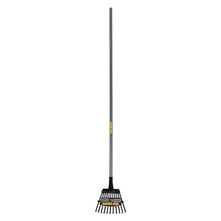 True Temper Rake, 11 Tines, 48 in L Hardwood Handle 1789100