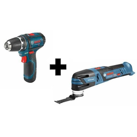 BOSCH Cordless Tool Combination Kit, 12V PS31-2A + GOP12V-28N