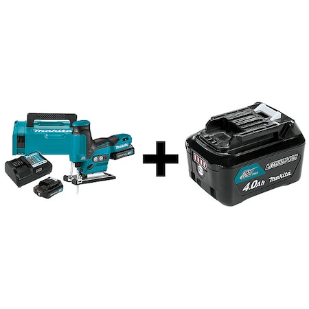 Makita CXT BL Barrel Grip Jig Saw Kit, 12V max VJ05R1J + BL1041B