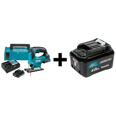 Makita CXT BL Top Handle Jig Saw Kit, 12V max VJ06R1J + BL1041B