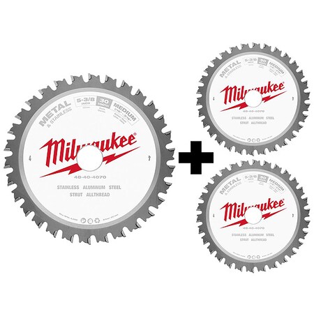 Milwaukee Tool Circular Saw Blades, 5 3/8 in, 30 Teeth 48-40-4070,48-40-4070,48-40-4070