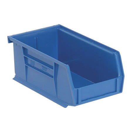 Quantum Storage Systems Polypropylene, Hang & Stack Storage Bin, 6-3/4 in D x 3 in H x 4-1/8 in W, 20 PK K-QUS220BL-20