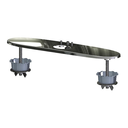 Chicago Faucet Cover Plate, 8", EQ Faucets, Curved/Hgh Arc EQ-A13-KJKCP