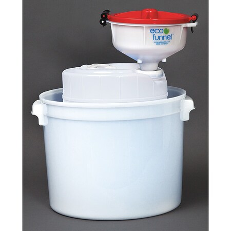 Eco Funnel Eco Funnel Kit, 5 Gal Drum, Wht, Sec 8" EF-8-FS70C-SYSN