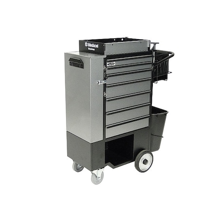 Flexcart Medxcel FlexCart Electrician Cart, Black FC-100MDXL-EL-NT