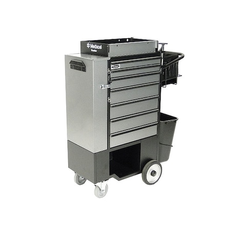 Flexcart Plumbers Cart, Black, Medxcel FC-100MDXL-PL-NT