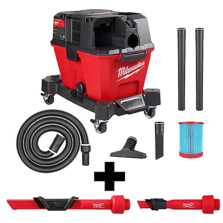 Milwaukee Tool Wet/Dry Vacuum, 6 gal, 3 1/2 hp 0910-20, 49-90-2023, 49-90-2028