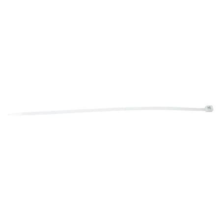 Gardner Bender Cable Tie, 11 in L, 3 in Max Bundle Dia., Natural, Nylon 6/6, 50 lb Strength, 50 PK 46-311SC