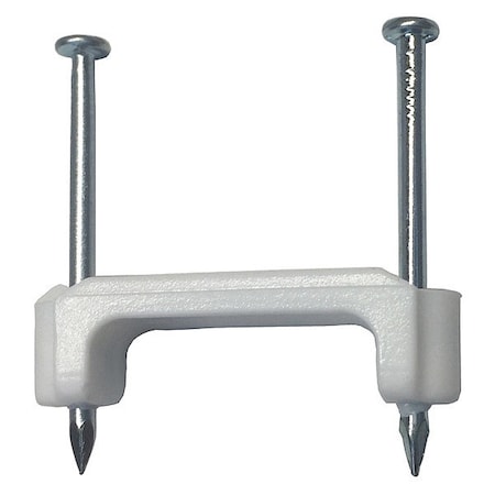 Gardner Bender Cable Staple, Plastic NM, White, 3/4", PK175 PS-175J