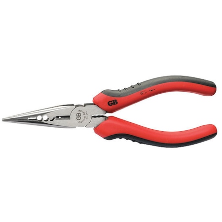 Gardner Bender Long Nose Pliers with Cutter, Crimper GS-385