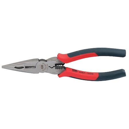 Gardner Bender Long Nose Pliers, ArmorEDGE, Pro Grade GBP-58N