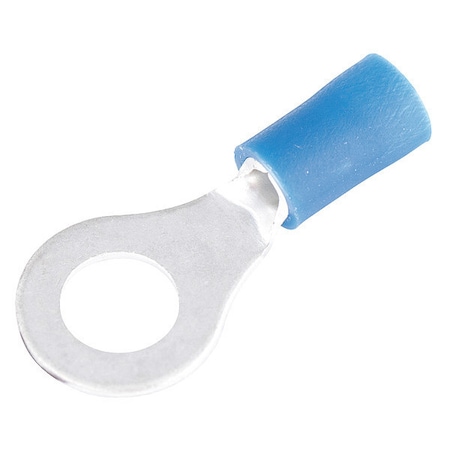 Gardner Bender Ring Terminal, 1/4 in Stud Size, 14 AWG, Vinyl Insulated, 17 PK 20-105