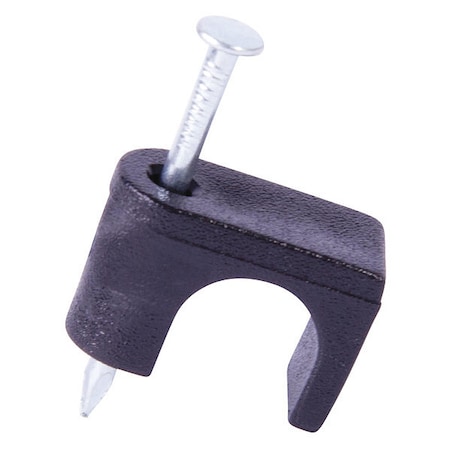 Gardner Bender Coaxial Staple, Blk, 1/4", Wood App, PK300 PCC-300BG