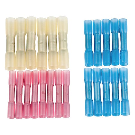 Gardner Bender Butt Splice Wire Connector, 10 AWG Max, Blue, Red, Yellow, 24 PK GBX-TK