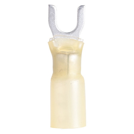 Gardner Bender Fork Terminal, #8 to #10 Stud Size, 10 AWG, Yellow, 5 PK AMT-4116