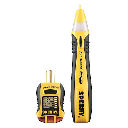 Sperry Instruments Non-Contact Voltage, GFCI Tester Kit STK001
