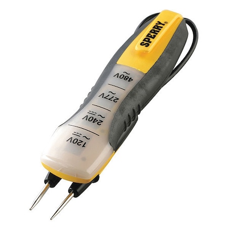 Sperry Instruments Voltage Tester, 4-Range 80-480 VAC/DC ET6204