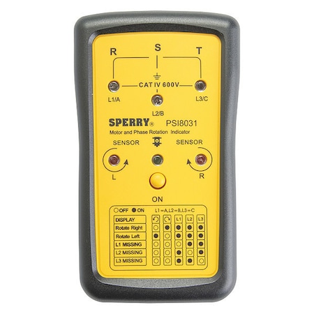 Sperry Instruments Phase Sequence and Open Phase Indicator PSI8031