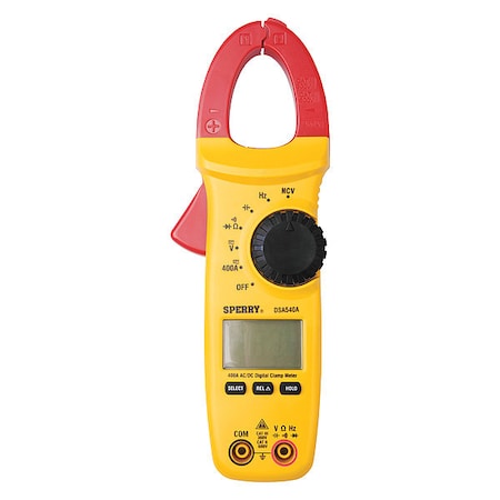 Sperry Instruments Digital Clamp Meter, 10 Func., 400-Amp DSA540A