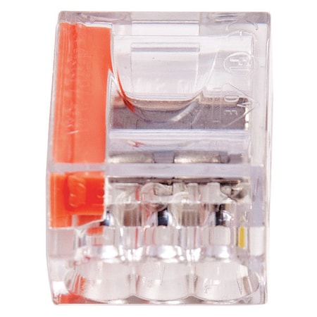 Gardner Bender PushGard Push-in Wire Connector, 3-Port 19-PC3