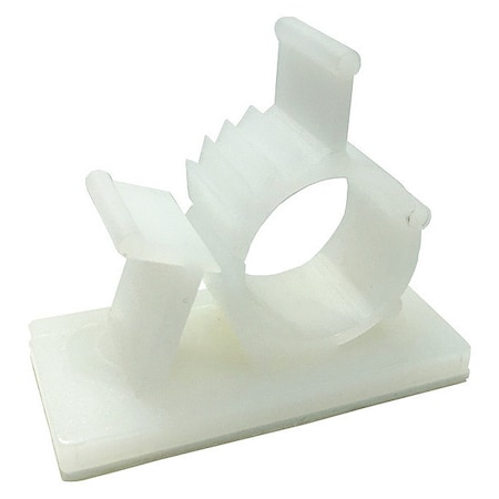 Gardner Bender Cable Clip, Plastic, 1/2 in Bundle Dia., White, 4 PK GKK-1550