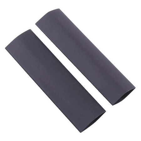 Gardner Bender Heat Shrink Tube, Thin Wall, 2:1 I.D. Shrink Ratio, Black, 4 in, 2 PK HST-750