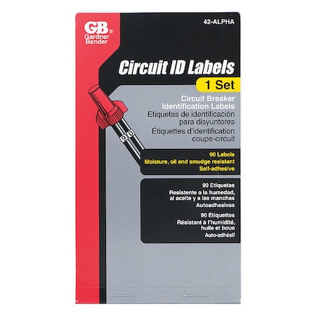 Gardner Bender Circuit Breaker Box, Marker Book 42-ALPHA