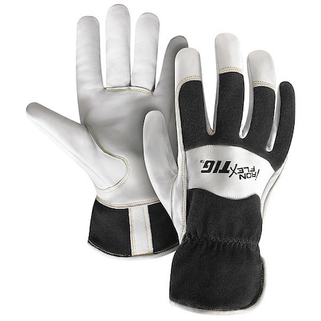 STEINER INDUSTRIES TIG Welding Gloves, Kidskin Palm, M, PR 0261-M