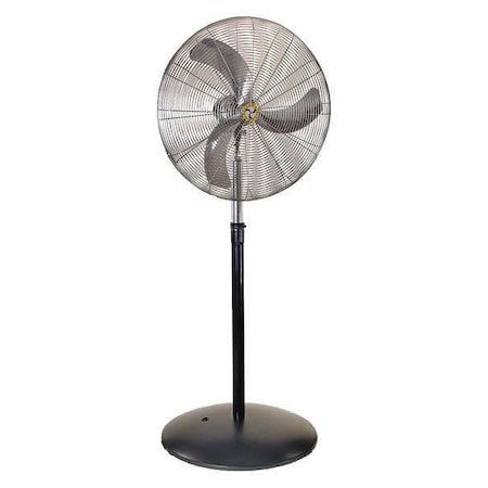 Airmaster Fan Standard Duty Air Circulator, Pedestal Mount, 20 in Blade Dia, 115V, 1,657/2,060/3,100 cfm 20898