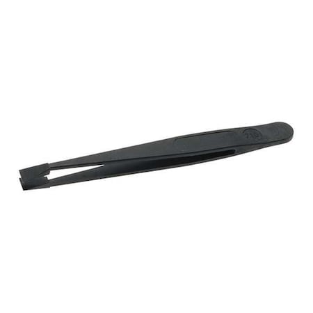 Aven Tweezer, Straight Flat Broad, 4-1/2in.L 18536