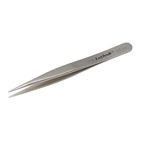 Aven Tweezer, Straight Thick Flat, 4-3/4in.L 18032USA