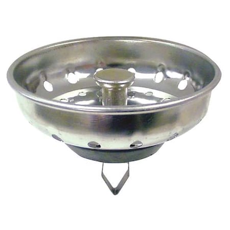 Kissler Basket Strainer, SS, Kitchen, Chrome 59-2005 | Zoro