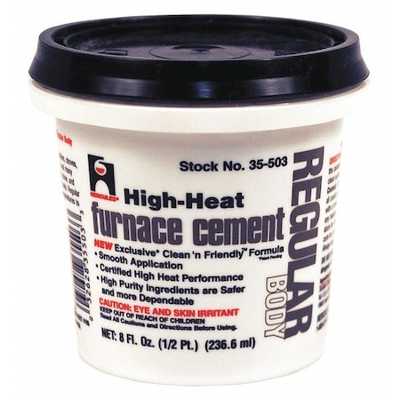 Hercules Furnace Cement, High Temperature, 1/2 pt. 35503