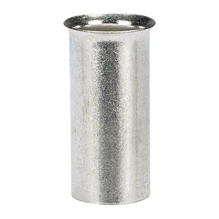 Panduit Ferrule, 1 AWG, Non-Insul, 31/32in., PK100 F87-25-C