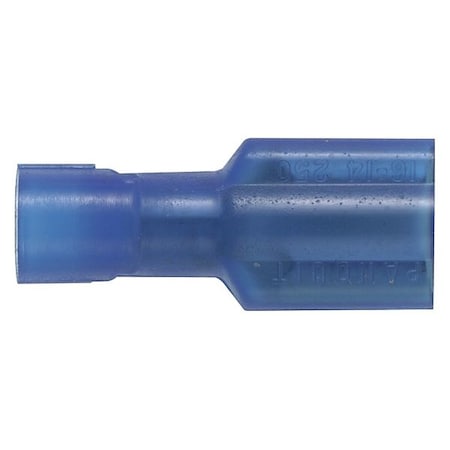 PANDUIT Female Disconnect, Blue, 16-14AWG, PK50 DNF14-250FI-L