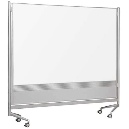 Best-Rite RoomDivider, Revrsble, Porcelain, 72"x72" 661AG-DD