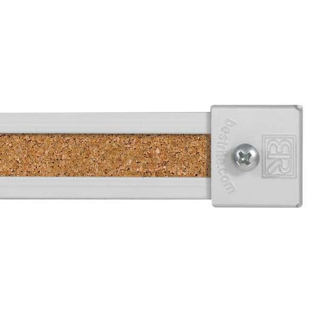 Best-Rite Map Rail, Cork, 48 In Wide, PK7 522D